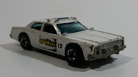 1978 Hot Wheels Flying Colors Highway Patrol Dodge Monaco #12 White Die Cast Toy Car Police Emergency Vehicle