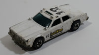 1978 Hot Wheels Flying Colors Highway Patrol Dodge Monaco #12 White Die Cast Toy Car Police Emergency Vehicle