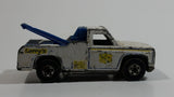 1977 Hot Wheels Flying Colors Ramblin' Wrecker Tow Truck Rig White Die Cast Toy Car Vehicle - Hong Kong