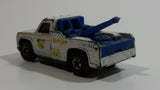 1977 Hot Wheels Flying Colors Ramblin' Wrecker Tow Truck Rig White Die Cast Toy Car Vehicle - Hong Kong