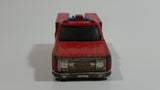 1978 Hot Wheels Emergency Squad Rescue Ranger Red Fire Truck Die Cast Toy Car Vehicle - BW - Blue Lights - Hong Kong