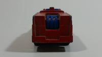 1978 Hot Wheels Emergency Squad Rescue Ranger Red Fire Truck Die Cast Toy Car Vehicle - BW - Blue Lights - Hong Kong