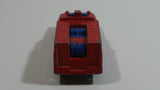 1978 Hot Wheels Emergency Squad Rescue Ranger Red Fire Truck Die Cast Toy Car Vehicle - BW - Blue Lights - Hong Kong