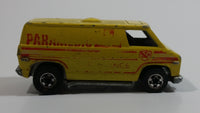 Vintage 1977 Hot Wheels Super Van Paramedic Yellow Die Cast Toy Car Vehicle BW - Hong Kong