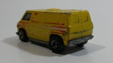 Vintage 1977 Hot Wheels Super Van Paramedic Yellow Die Cast Toy Car Vehicle BW - Hong Kong