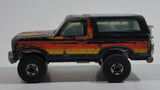 1982 Hot Wheels Ford Bronco Black Die Cast Toy Car SUV Vehicle BW Hong Kong