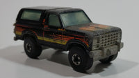 1982 Hot Wheels Ford Bronco Black Die Cast Toy Car SUV Vehicle BW Hong Kong