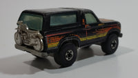 1982 Hot Wheels Ford Bronco Black Die Cast Toy Car SUV Vehicle BW Hong Kong