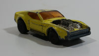 ﻿Vintage 1972 Lesney Matchbox Superfast No. 44 Boss Mustang Yellow Die Cast Toy Car Vehicle