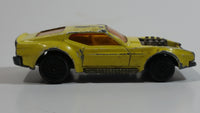 ﻿Vintage 1972 Lesney Matchbox Superfast No. 44 Boss Mustang Yellow Die Cast Toy Car Vehicle