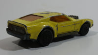 ﻿Vintage 1972 Lesney Matchbox Superfast No. 44 Boss Mustang Yellow Die Cast Toy Car Vehicle