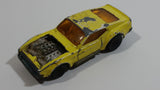 ﻿Vintage 1972 Lesney Matchbox Superfast No. 44 Boss Mustang Yellow Die Cast Toy Car Vehicle