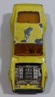 ﻿Vintage 1972 Lesney Matchbox Superfast No. 44 Boss Mustang Yellow Die Cast Toy Car Vehicle