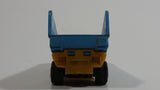 Vintage 1973 Lesney Matchbox Superfast Articulated Semi Tractor Truck Trailer No. 50 Blue Yellow Die Cast Toy Car Vehicle