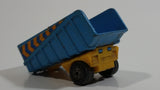 Vintage 1973 Lesney Matchbox Superfast Articulated Semi Tractor Truck Trailer No. 50 Blue Yellow Die Cast Toy Car Vehicle