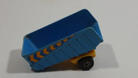 Vintage 1973 Lesney Matchbox Superfast Articulated Semi Tractor Truck Trailer No. 50 Blue Yellow Die Cast Toy Car Vehicle