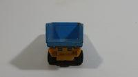 Vintage 1973 Lesney Matchbox Superfast Articulated Semi Tractor Truck Trailer No. 50 Blue Yellow Die Cast Toy Car Vehicle