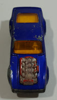 Vintage 1973 Lesney Matchbox Rolamatics Mustang Piston Popper No. 10 Blue Die Cast Toy Muscle Car Vehicle