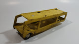 Vintage 1970s Tonka Auto Transport Car Carrier Trailer Yellow Pressed Steel Toy Car Vehicle 55230