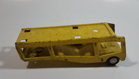 Vintage 1970s Tonka Auto Transport Car Carrier Trailer Yellow Pressed Steel Toy Car Vehicle 55230