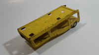 Vintage 1970s Tonka Auto Transport Car Carrier Trailer Yellow Pressed Steel Toy Car Vehicle 55230