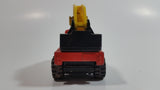 Vintage Tonka Mobile Excavator Truck Orange and Yellow Pressed Steel and Plastic Toy Car Vehicle