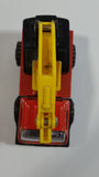 Vintage Tonka Mobile Excavator Truck Orange and Yellow Pressed Steel and Plastic Toy Car Vehicle