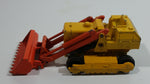 Vintage 1970 Lesney Matchbox Series King Size No. K-8 Caterpillar Traxcavator Excavator Yellow Die Cast Toy Car Construction Equipment Vehicle