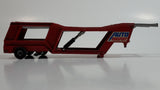 Vintage 1976 Lesney Matchbox Super Kings No. K-10 Car Transporter Car Carrier Semi Trailer Red Die Cast Toy Car Vehicle