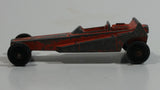 Vintage Tootsie Toys Wedge Dragster Orange Die Cast Toy Car Vehicle Made in U.S.A. (4)