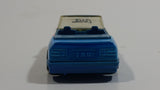Rare Version 1990 Hot Wheels California Customs BMW 323 M3 White and Blue Die Cast Toy Car Vehicle - BMW Stamped License Plate