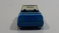 Rare Version 1990 Hot Wheels California Customs BMW 323 M3 White and Blue Die Cast Toy Car Vehicle - BMW Stamped License Plate