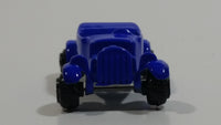 Unknown Brand Roadster with Flowers Blue Miniature Die Cast Toy Car Vehicle