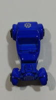 Unknown Brand Roadster with Flowers Blue Miniature Die Cast Toy Car Vehicle