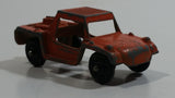 Vintage Tootsie Toys Baja Runabout Orange Die Cast Toy Car Vehicle Made in U.S.A.