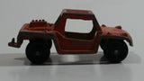 Vintage Tootsie Toys Baja Runabout Orange Die Cast Toy Car Vehicle Made in U.S.A.