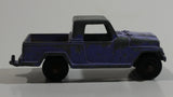 Vintage Tootsie Toys Jeep Pickup Truck Light Purple Die Cast Toy Car Vehicle Made in Chicago U.S.A.