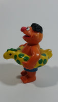 1980s Applause Muppets Sesame Street "Ernie Wearing a Float" PVC Toy Figure