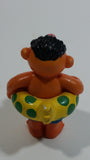 1980s Applause Muppets Sesame Street "Ernie Wearing a Float" PVC Toy Figure