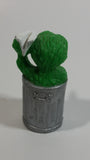 1980s Applause Muppets Sesame Street Oscar The Grouch Throwing a Paper Airplane PVC Figurine