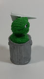 1980s Applause Muppets Sesame Street Oscar The Grouch Throwing a Paper Airplane PVC Figurine