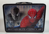 2007 Marvel Spider-Man 3 Movie 3D Embossed Tin Metal Lunch Box