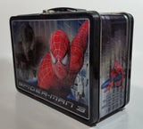 2007 Marvel Spider-Man 3 Movie 3D Embossed Tin Metal Lunch Box