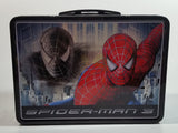 2007 Marvel Spider-Man 3 Movie 3D Embossed Tin Metal Lunch Box