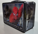 2007 Marvel Spider-Man 3 Movie 3D Embossed Tin Metal Lunch Box