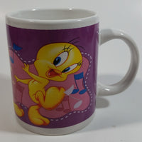 Gibson Warner Bros Looney Tunes Tweety Bird Cartoon Character Music Musical Notes Themed Ceramic Coffee Mug