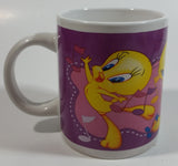 Gibson Warner Bros Looney Tunes Tweety Bird Cartoon Character Music Musical Notes Themed Ceramic Coffee Mug