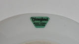 Vintage Walt Disney Productions Disneyland Castle White Gold Trim Porcelain Ash Tray