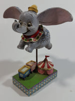 Enesco Disney Traditions Walt Disney Showcase Collection Dumbo Above Circus "Faith In Flight" 4 1/2" Tall Decorative Figurine #4010028