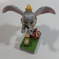 Enesco Disney Traditions Walt Disney Showcase Collection Dumbo Above Circus "Faith In Flight" 4 1/2" Tall Decorative Figurine #4010028